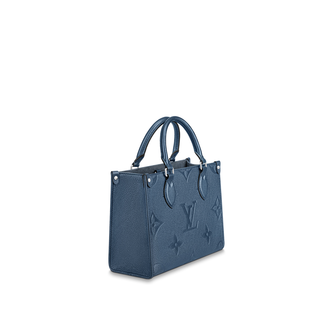 Louis Vuitton ONTHEGO PM Monogram Handbag M58956 Navy Nacre